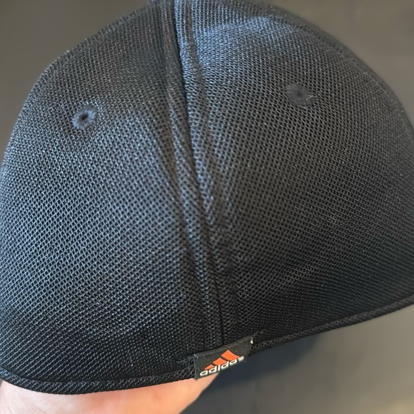 Adidas A-Flex CLIMALITE Baseball Cap Fitted Black Mesh Hat - Picture 5 of 10